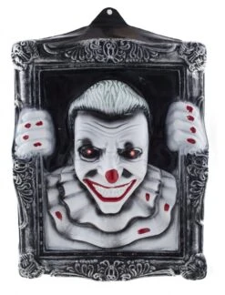 Horror Schilderij Met Verlichte Ogen