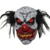 Hoofdmasker Zombie Clown Met Lichtgevende Ogen -Halloween Kostuum Winkel 703106