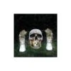 Doodshoofd Met Handen Licht En Geluid -Halloween Kostuum Winkel 74735 1
