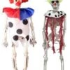Skeleton Clown Set Van 2 Stuks -Halloween Kostuum Winkel 770010 set van 2 clowns