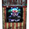 Animated Clown Ticket Seller -Halloween Kostuum Winkel 770050