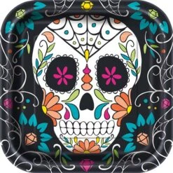 Plates - Skull Day Of The Dead
