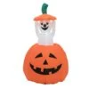 Inflatable Figure Pumpkin With Ghost, Animated, 120cm -Halloween Kostuum Winkel 83314704a