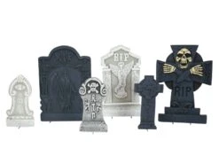 Halloween Tombstone Set "Cemetary" 6 Delig