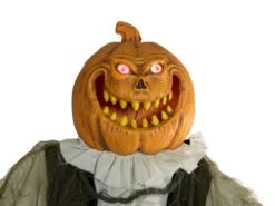 Halloween Figure Pumpkin Man, Animated, 170cm 7 Halloween Figure Pumpkin Man, Animated, 170cm -Halloween Kostuum Winkel 83316117d