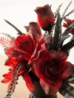 Halloween Table Deco, Roses, 28cm -Halloween Kostuum Winkel 83316118d