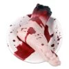 Bord Met Bloederige Voet -Halloween Kostuum Winkel bord met bloederige voet 20x26x8cm 8165 nl g