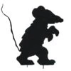 Silhouette Creepy Mouse, 56cm -Halloween Kostuum Winkel europalms silhouette creepy mouse 56cm