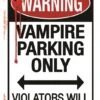 Vampire Parking Only Metal Signs 41 Cm -Halloween Kostuum Winkel halloween bord parking vampire