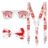 Set Bloody Partybril, Vlinderstrik En Bretels -Halloween Kostuum Winkel set bloody partybril vlinderstrik en bretels 18884 nl g